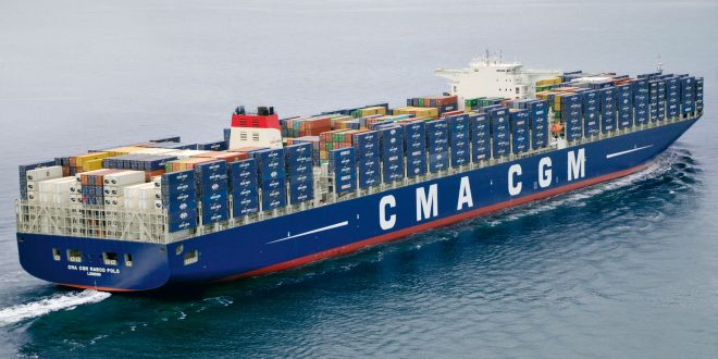 أوقفت شركة CMA CGM الفرنسية أرتفاع أسعار الشحن الفوري للحاويات