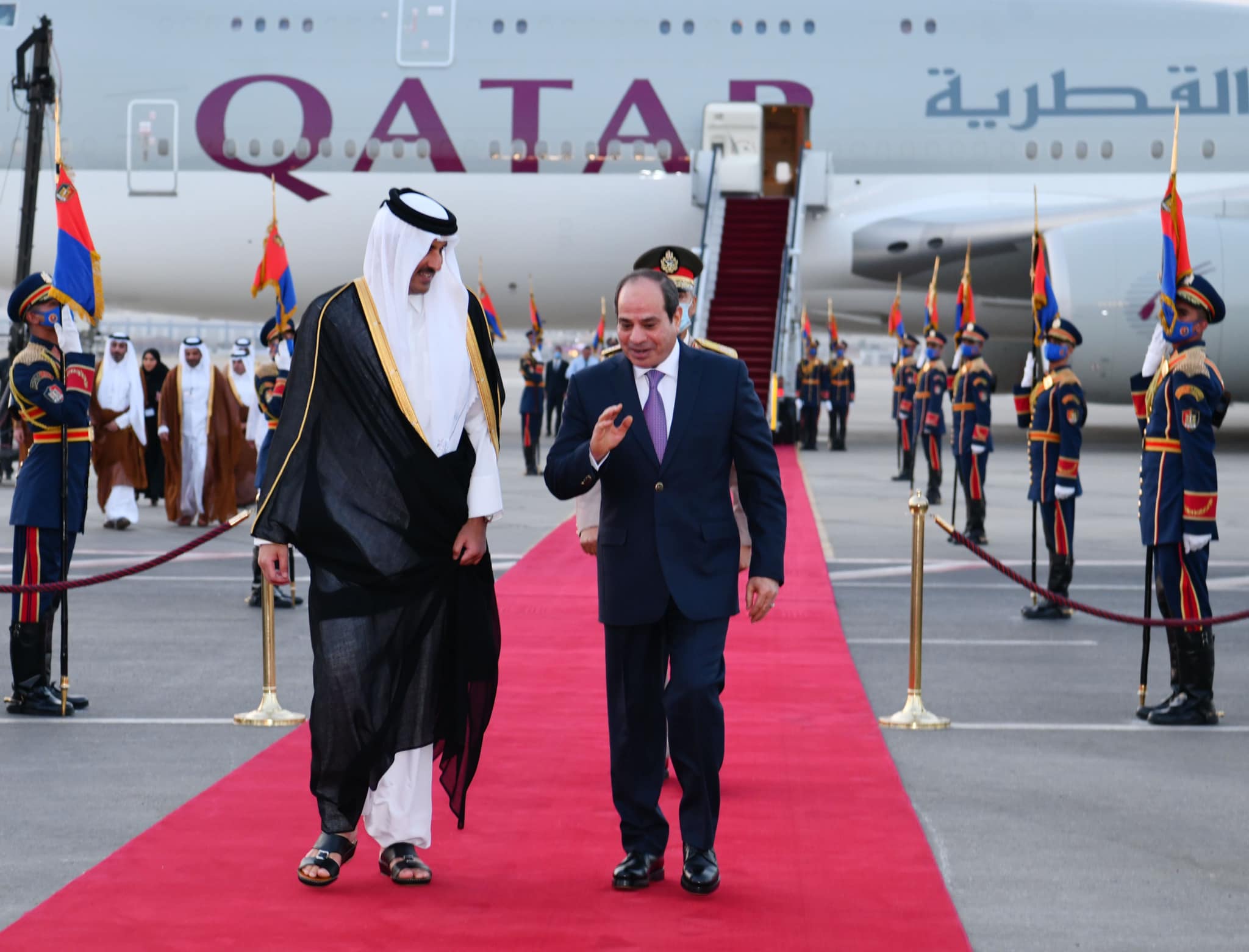 مصر وقطر وتطوير العلاقات الثنائية بين البلدين