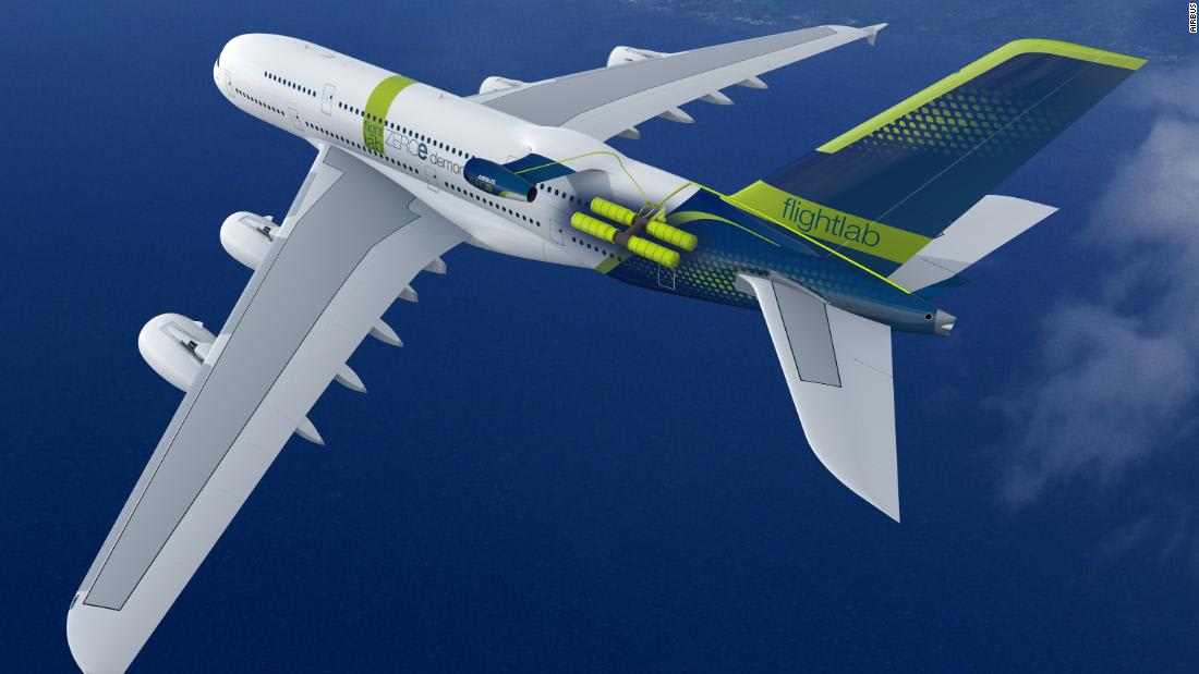 طائرات Airbus الهيدروجينية