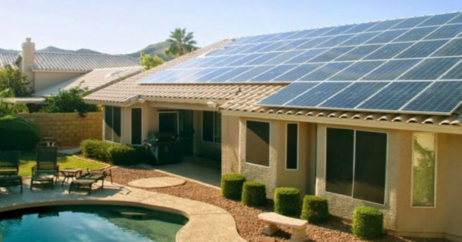 الطاقة الشمسية تضيء منازل