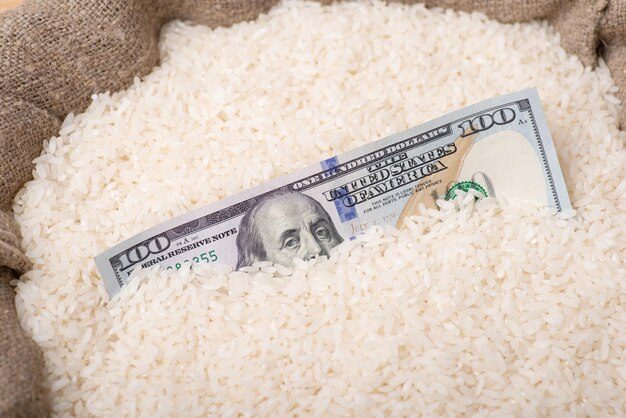 أسعار الأرز الأبيض التايلاندي