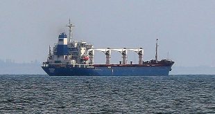 سفينة حبوب تغادر ميناء أوديسا