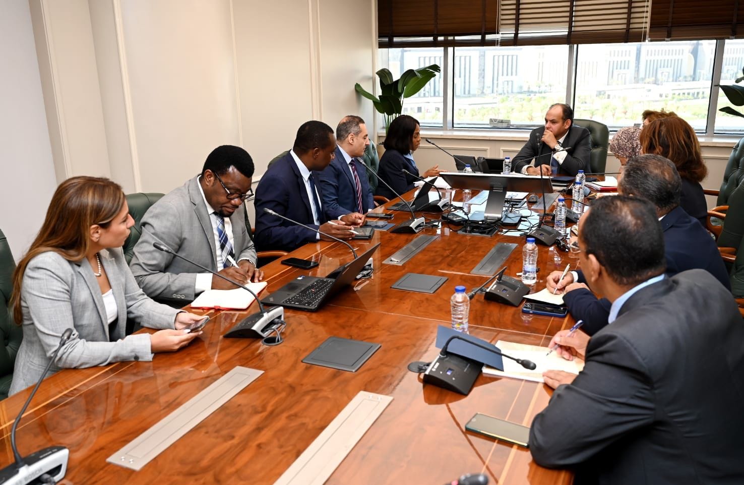 وزير التجارة وفد البنك الأفريقي للتصدير والاستيراد لزيادة معدلات التجارة
