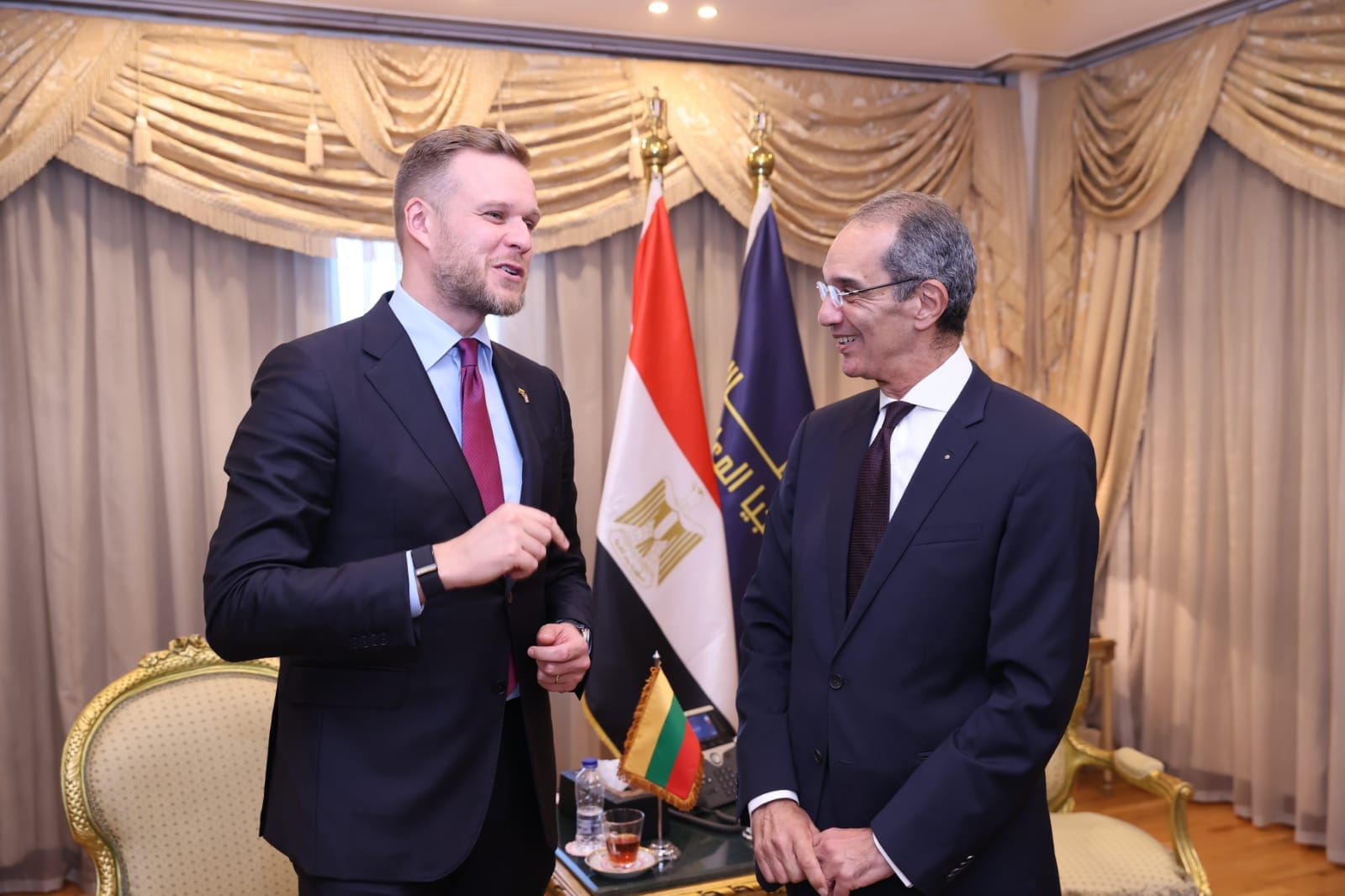 مصر وليتوانيا تبحثان تعزيز التعاون في مجال الاتصالات وتكنولوجيا المعلومات