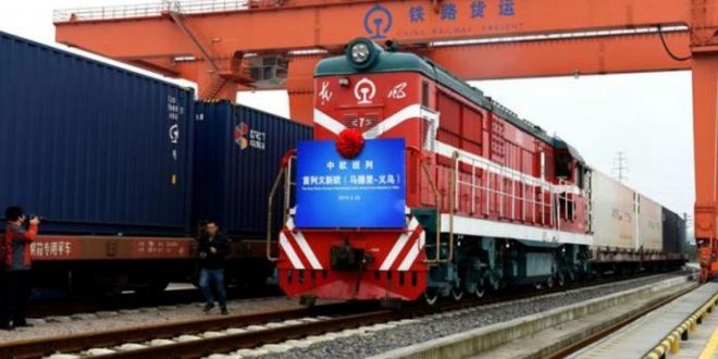 إطلاق أول قطار شحن بين الصين وأوروبا لعام 2024